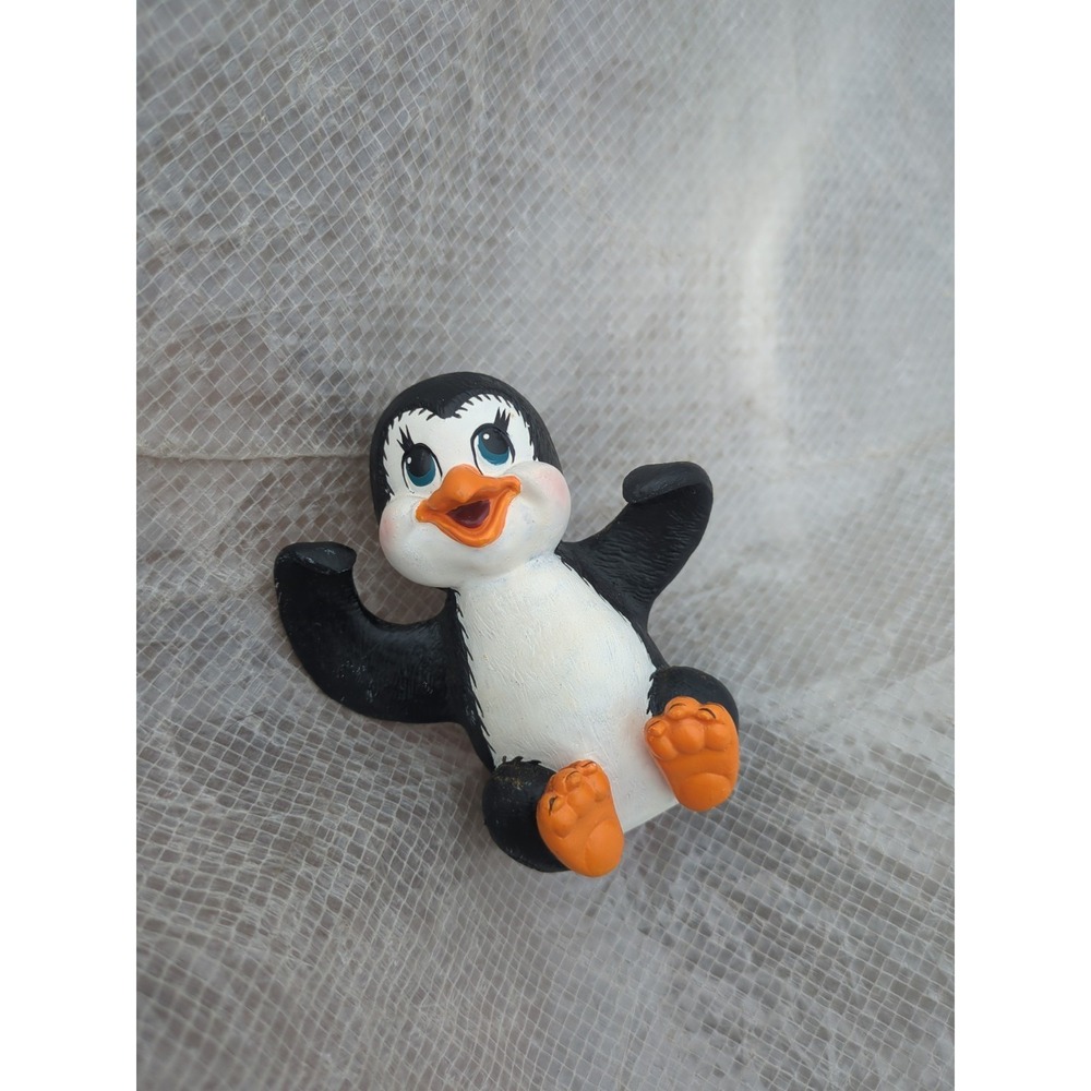 Vintage 1997 Adg Porcelain Happy Penguin